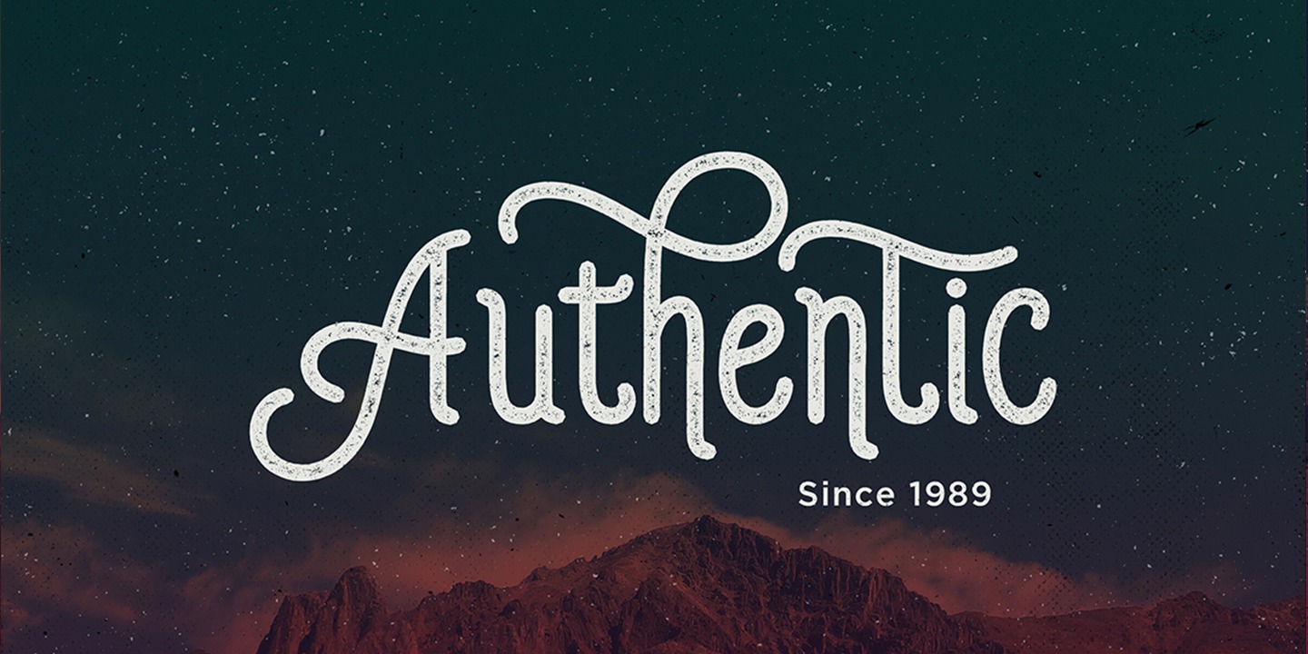 Auther Regular Font preview